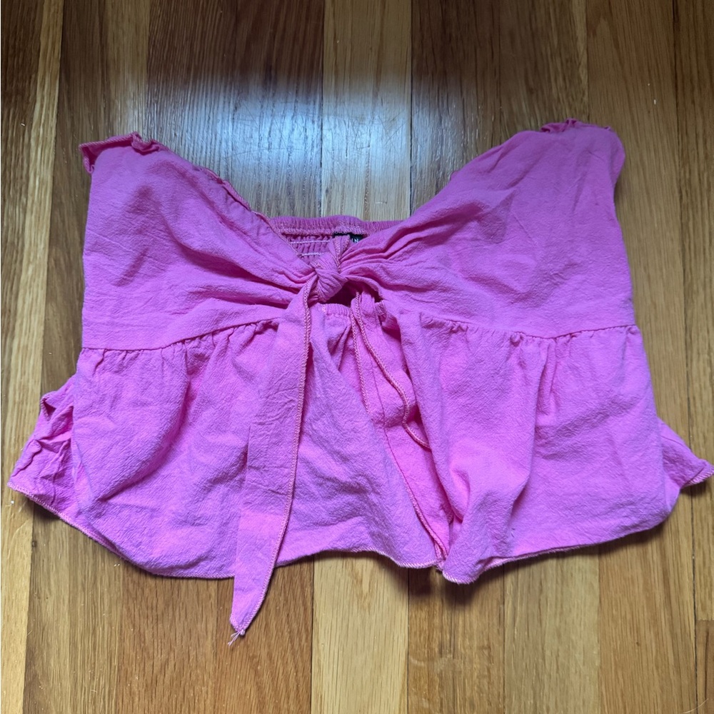 SHEIN Pink Textured Top